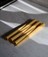 10" Beeswax Taper Candles