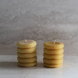 Custom Beeswax Pillar Candle- Short