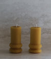 Custom Beeswax Pillar Candle- Tall