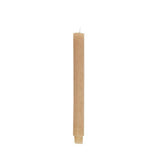 Unscented Pleated Taper Candle - Linen Color