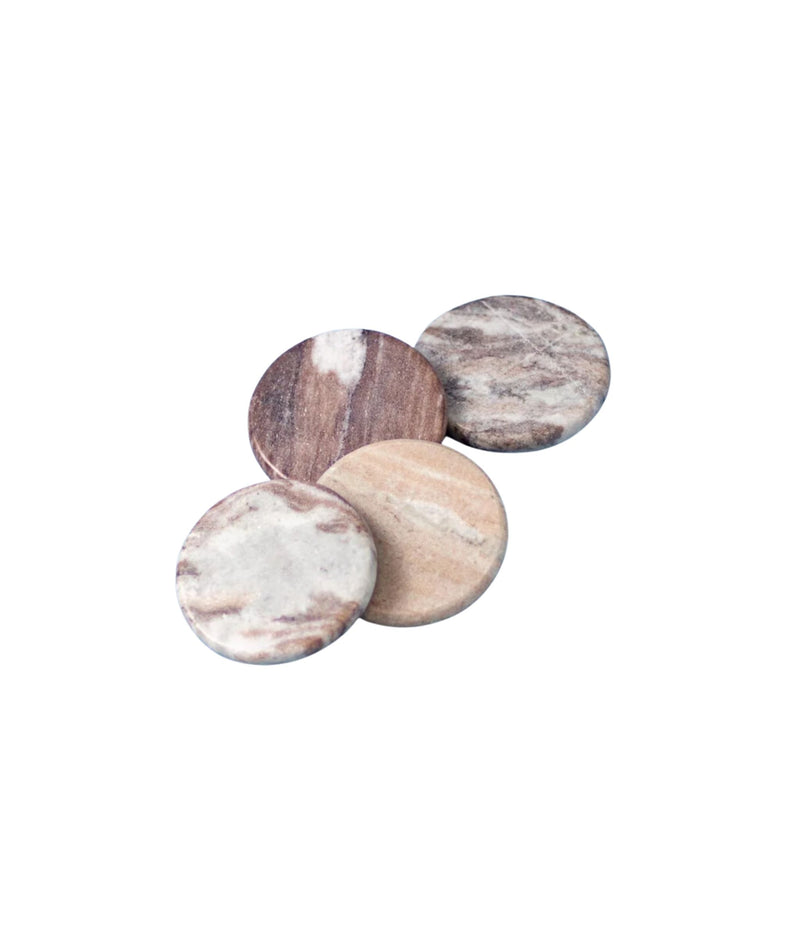 Waterfall Marble Round Coasters