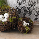 2.5" Miniature Nest with Eggs