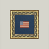 Gingham Flag Framed Artwork
