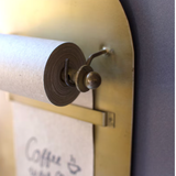 Antique Brass Magnetic Note Roll