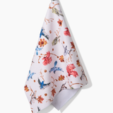 Autumnal Birds Geometry Tea Towel