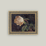 Vase with Rose Artwork