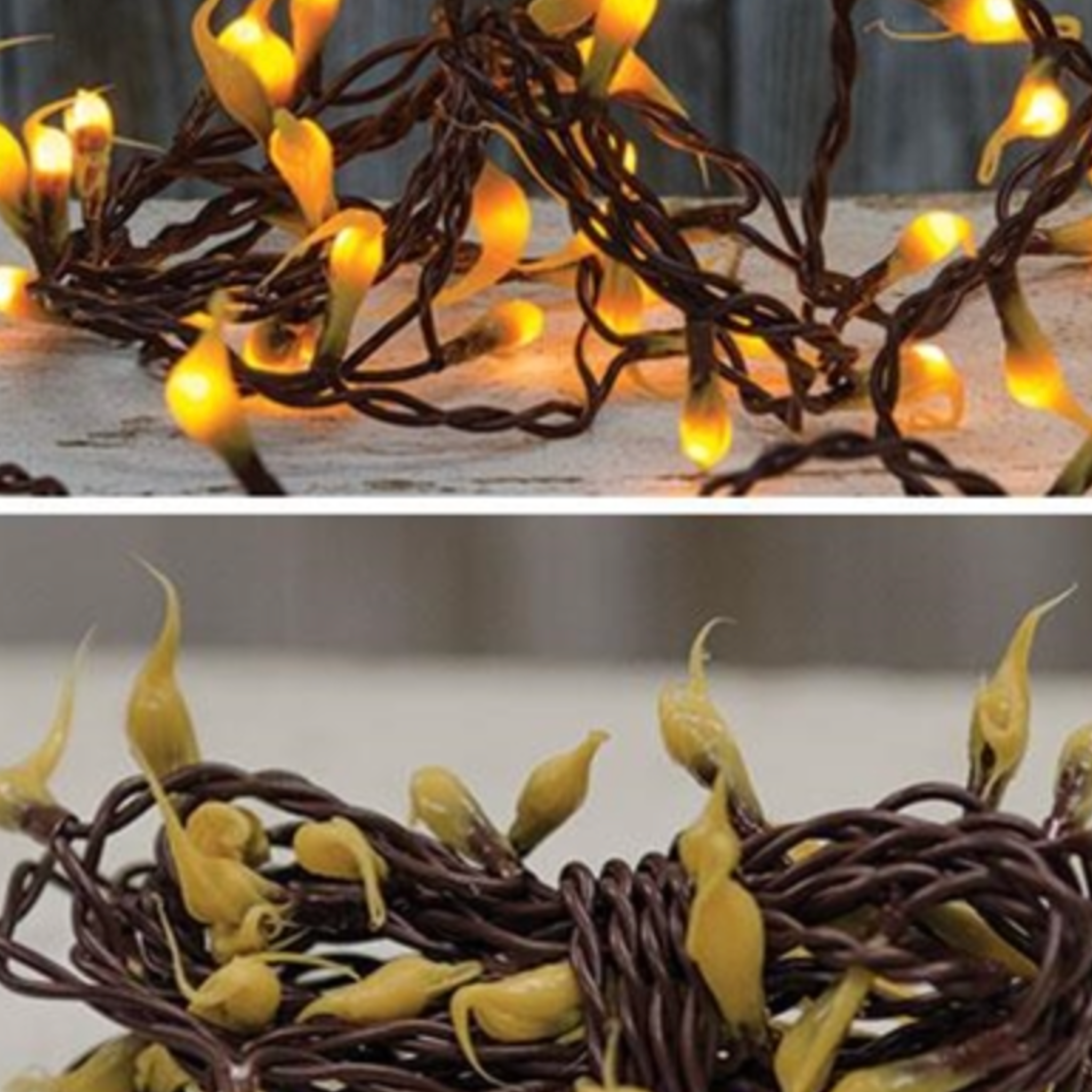 Warm Silicone 50 Ct. Teeny Lights Strand
