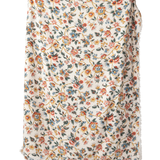 Woven Cotton Printed Throw w/ Sherpa Back