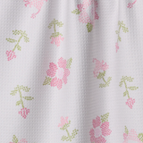 Cross Stitch Floral Geometry Tea Towel