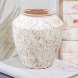 Beige Heirloom Wide Vase
