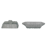 Pressed Glass Butter Dish
