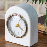6" Marble Tabletop Clock