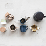 14 oz. Stoneware Mug with Strainer