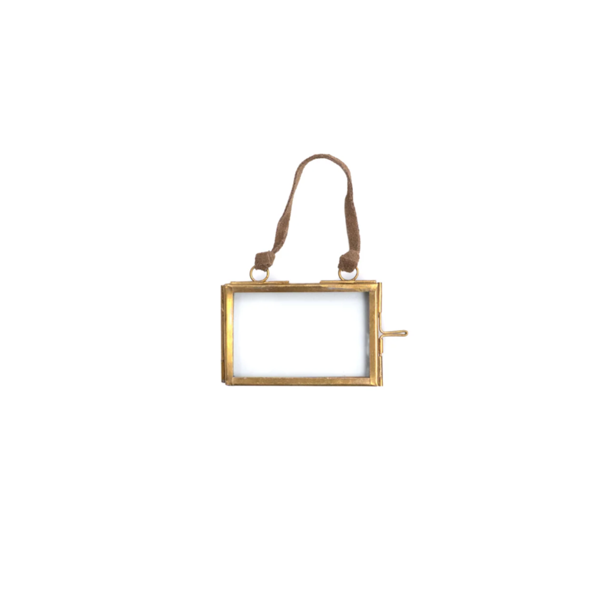Small Brass Hanging Frame