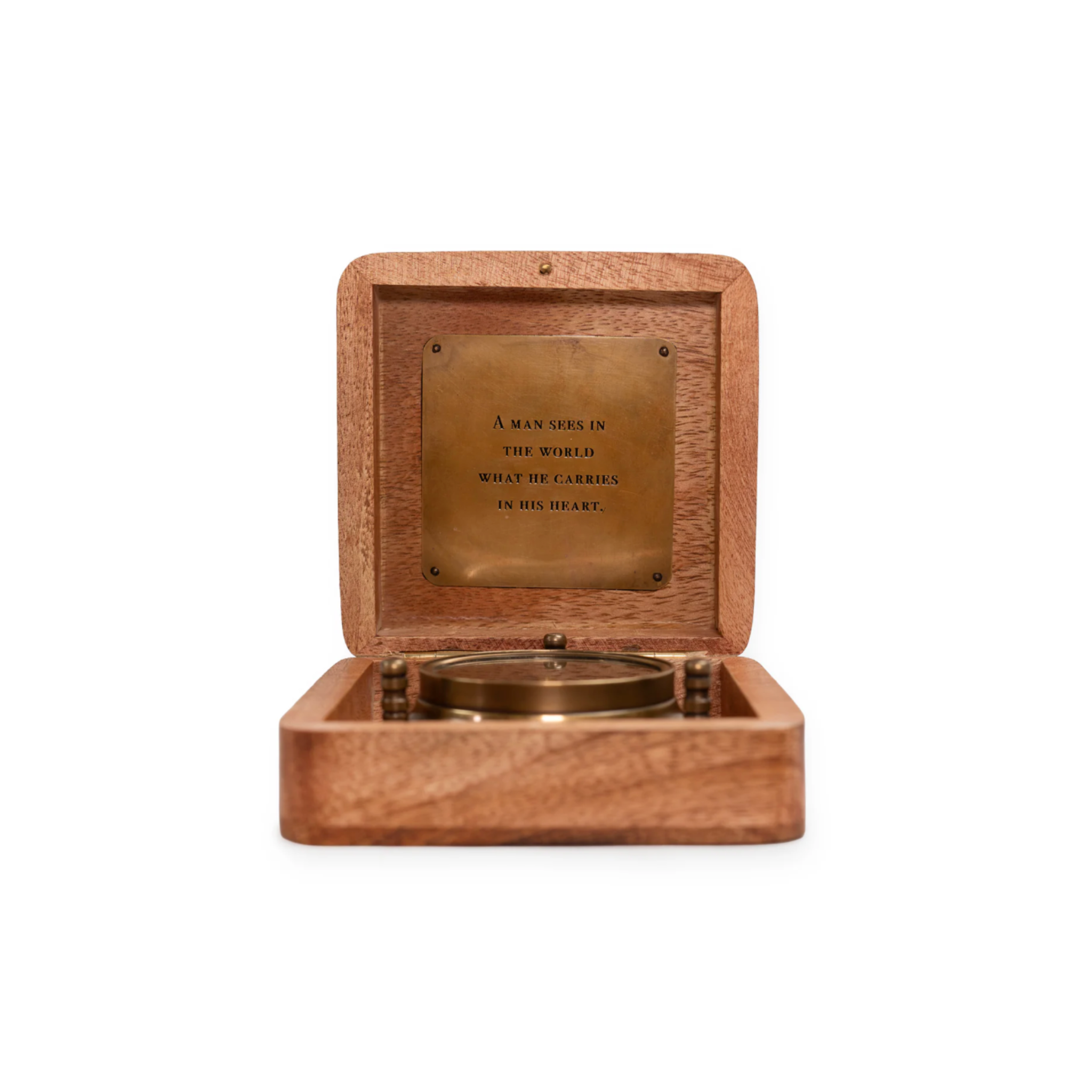 Tripod Compass in a Wooden Box