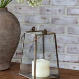 Glass & Iron Hanging Lantern