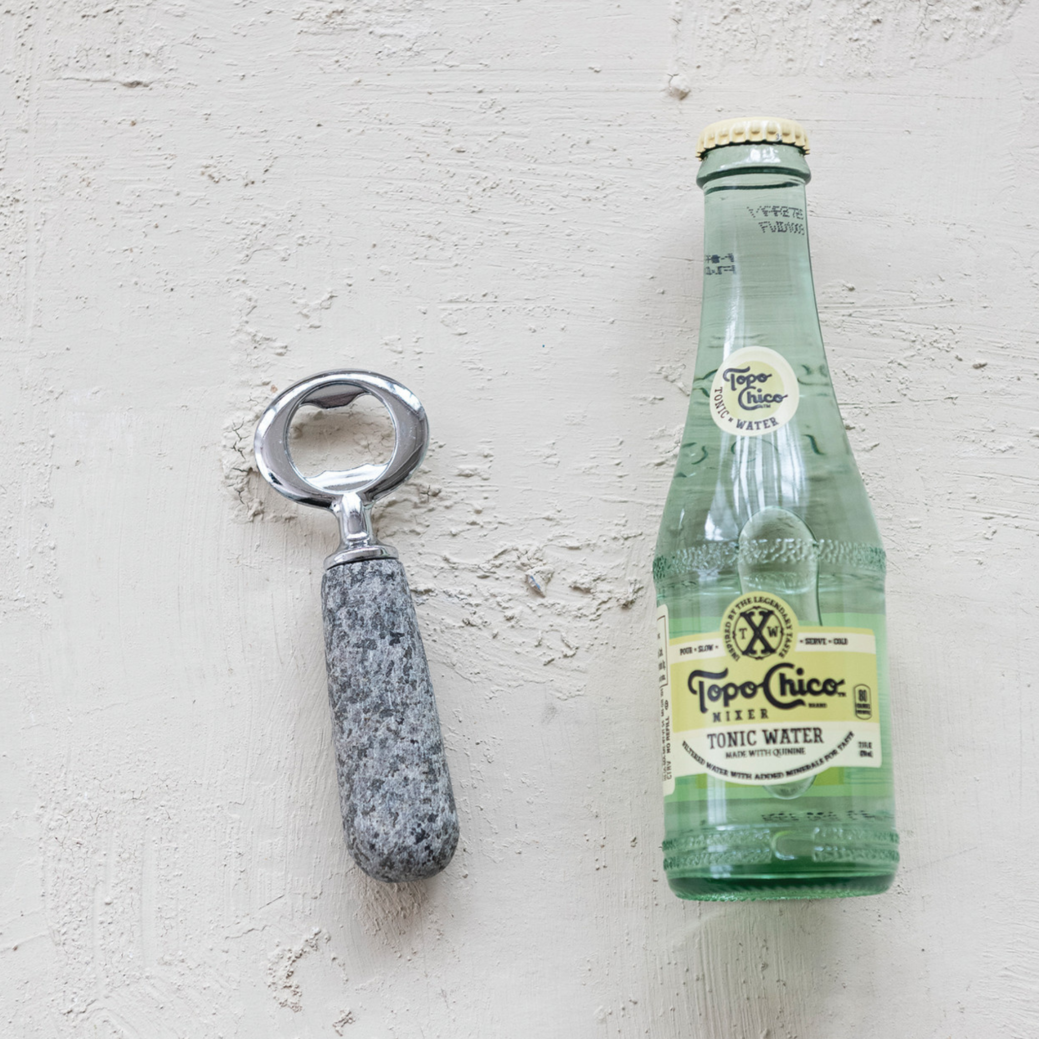 Stone & Stainless Steel Bottle Opener