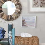 Hand-Woven Seagrass Tissue Box Cover