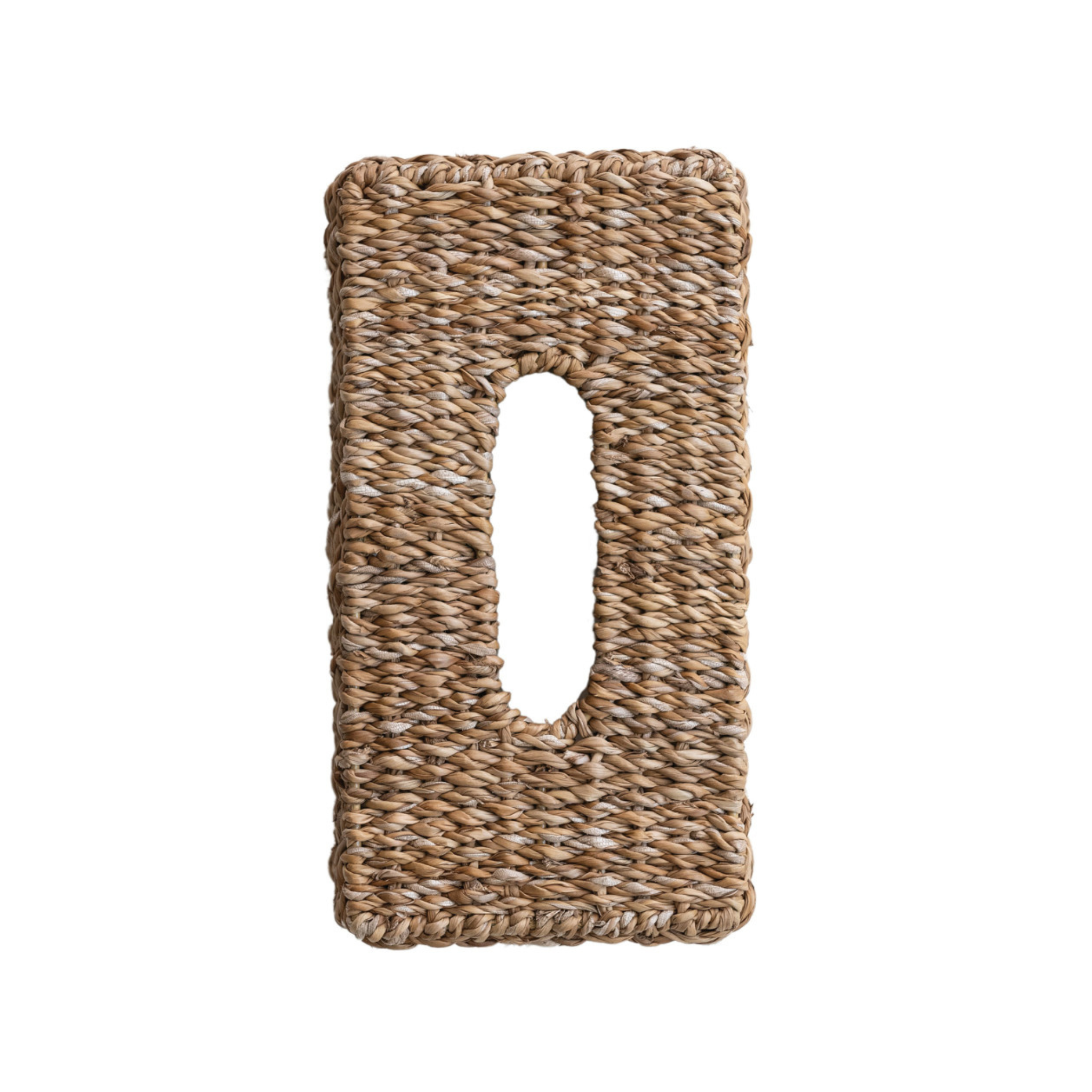 Hand-Woven Seagrass Tissue Box Cover