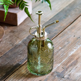 Glass Green Leaf Mister