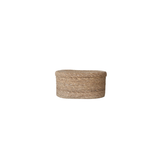 Oval Hand-Woven Seagrass Basket w/ Lid