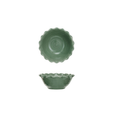 Stoneware Bowl w/ Scalloped Edge