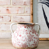 Delft Red Heritage 6.5” 2 Handle Vase