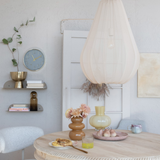 Gray & Gold Wall Clock