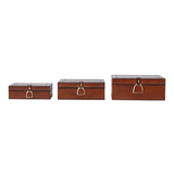 Leather Box with Velvet Interior