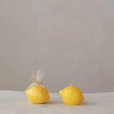 Unscented Lemon Shaped Candle