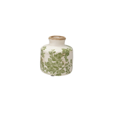 Stoneware Vase w/ Botanicals