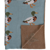 Duck Cotton Knit Baby Blanket