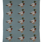 Duck Cotton Knit Baby Blanket