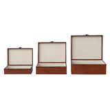 Leather Box with Velvet Interior