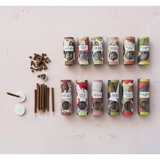 30-Piece Scented Incense Cones w/ Ceramic Holder