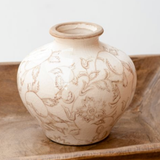 4.7" Beige Heirloom Vase