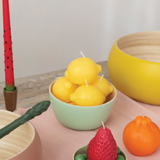 Unscented Lemon Shaped Candle