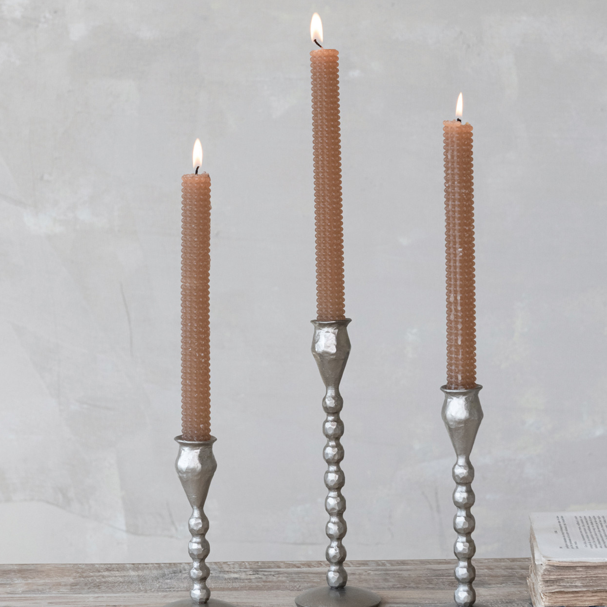 Hand-Forged Cast Iron Ball Taper Holders
