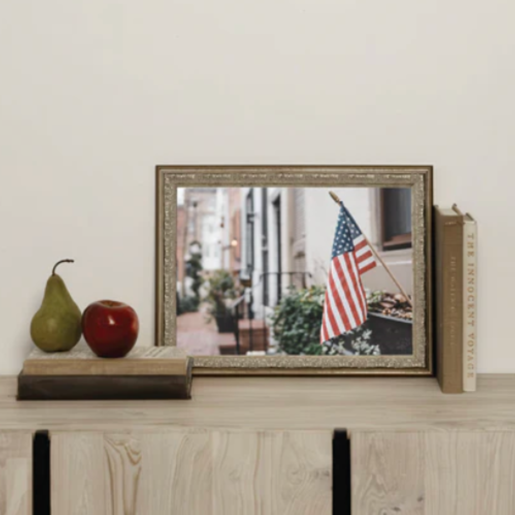 American Flag in Boston Artwork