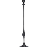 20" Black Hand-Forged Cast Iron Taper Holder