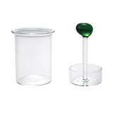 Glass Toothpick Holder w/ Hand-Blown Olive