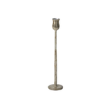 Auric Silver Toned Candlestick