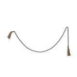 Jute and Wood Bead Garland with Tassels