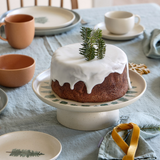 Christmas Tree Footed Plate