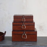 Leather Box with Velvet Interior