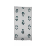 Sangeeta Teal on White Cotton Napkin