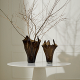 Peaked Glass Vase