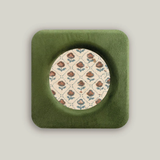 Mossy Green Velvet Photo Frame