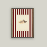 Fish On Stripes Artwork