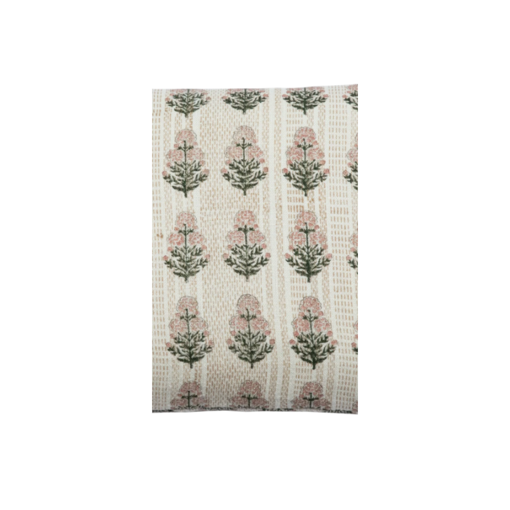 Linen Ostuni Orchid on White Placemat